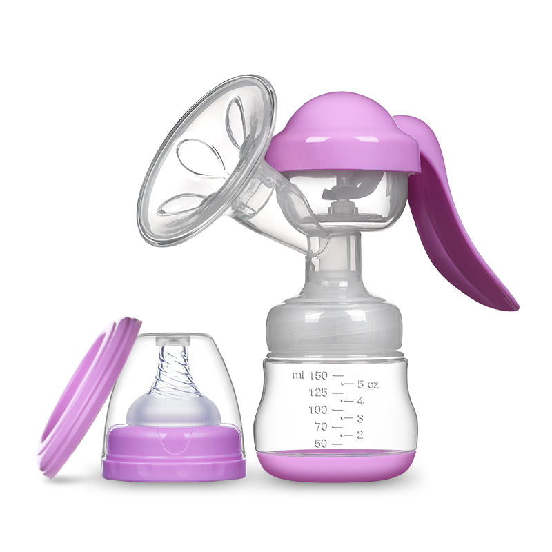 2 in 1 Manual Breast Pump designed for comfort, portability, and efficient milk expression