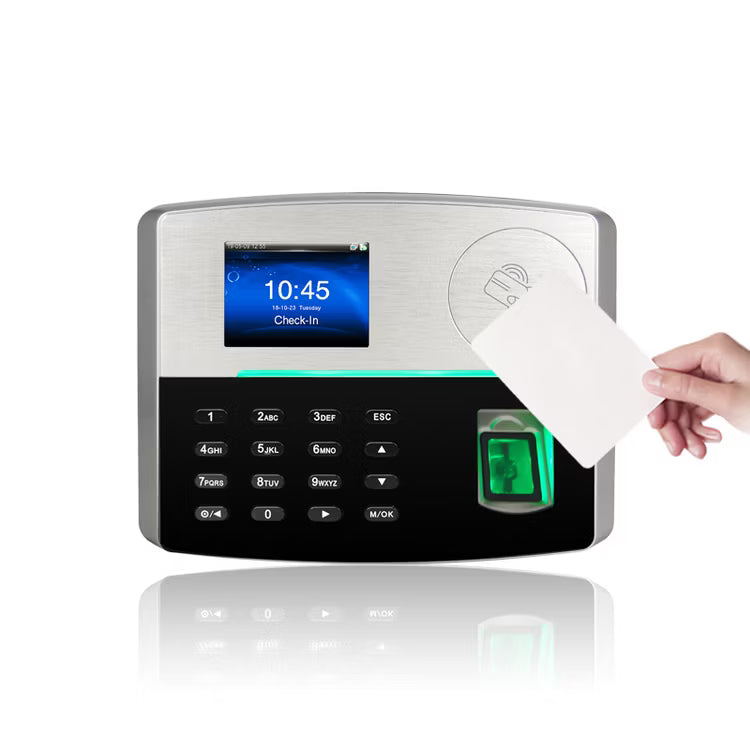 Fingerprint Attendance Machine – Biometric Time Attendance System with Card, Password, USB & TCP/IP Support