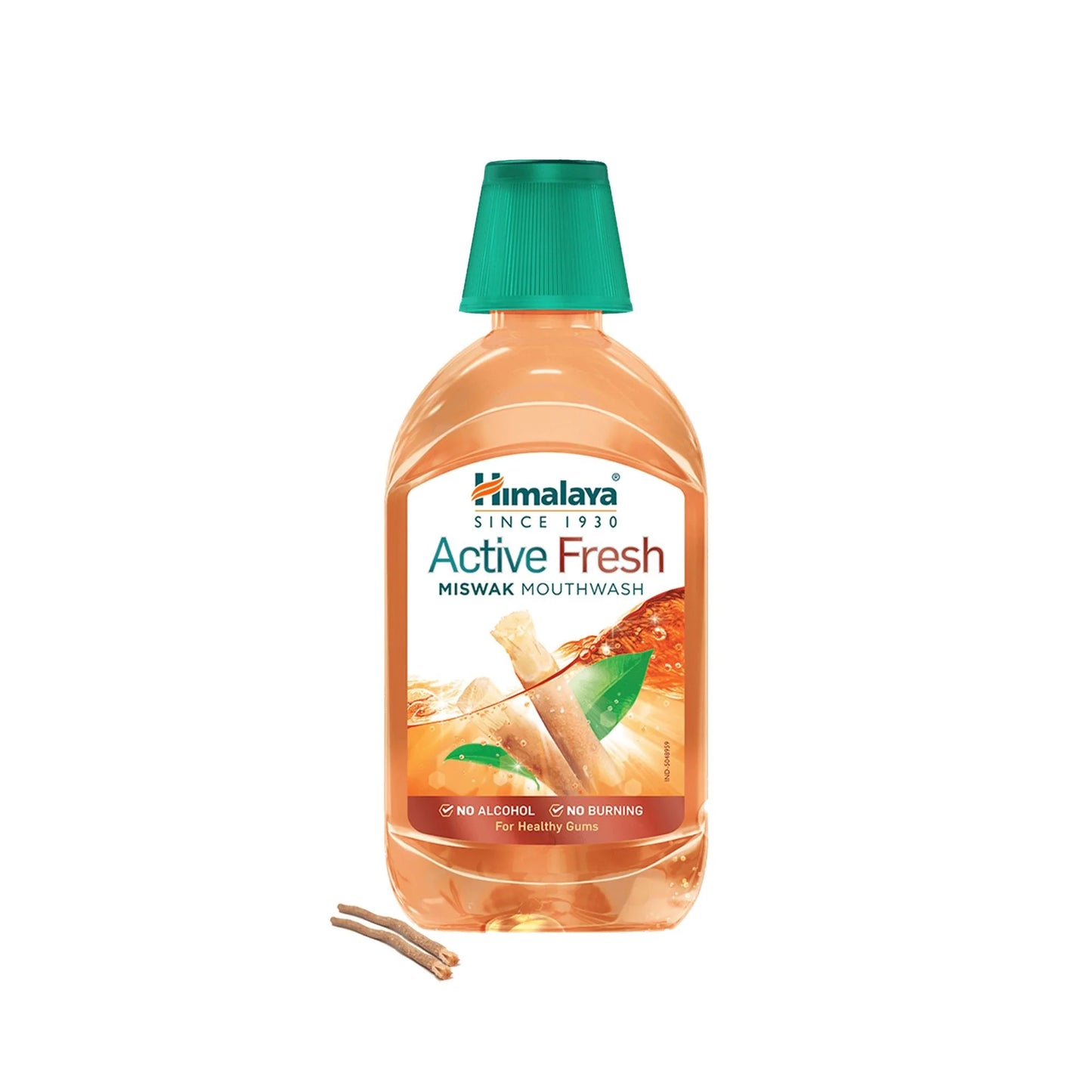 Himalaya Active Fresh Mouthwash | Fennel Oil and Mint | Long-Lasting Fresh Breath