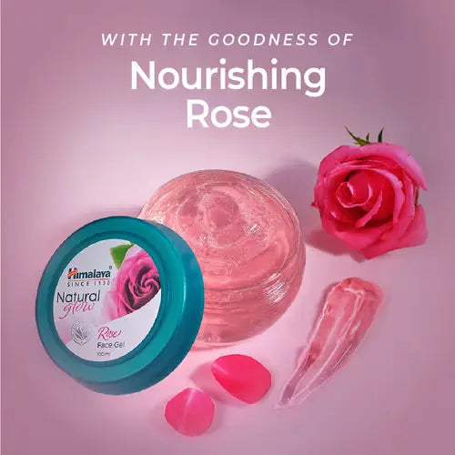 Himalaya Natural Glow Rose Face Gel 100ml | Hydrating & Glowing Skin