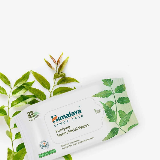 Himalaya Purifying Neem Facial Wipes 25pcs for Clean & Fresh Skin