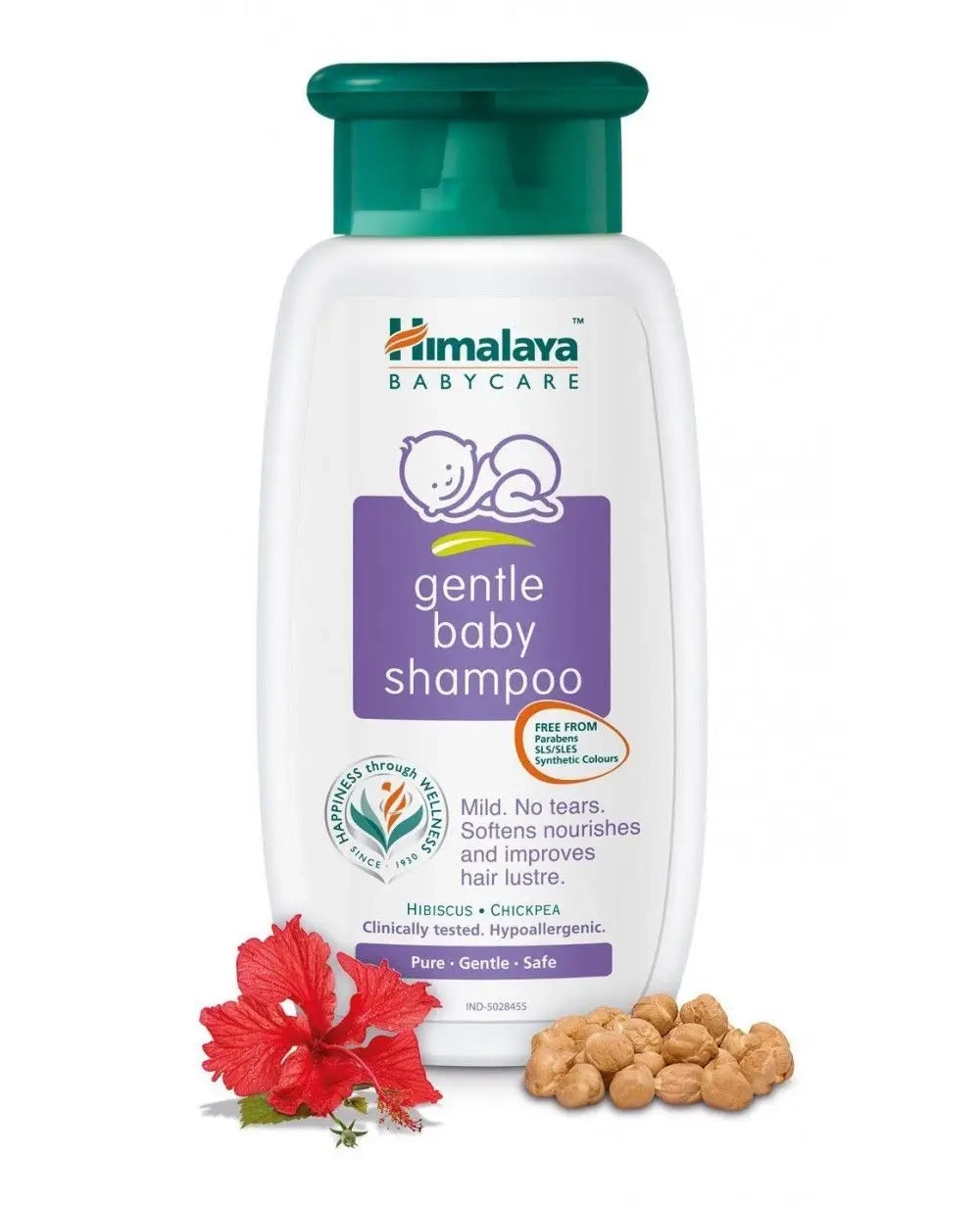 Himalaya Gentle Baby Shampoo | Hibiscus & Chickpea Extracts | Tear-Free & Soft Hair Care