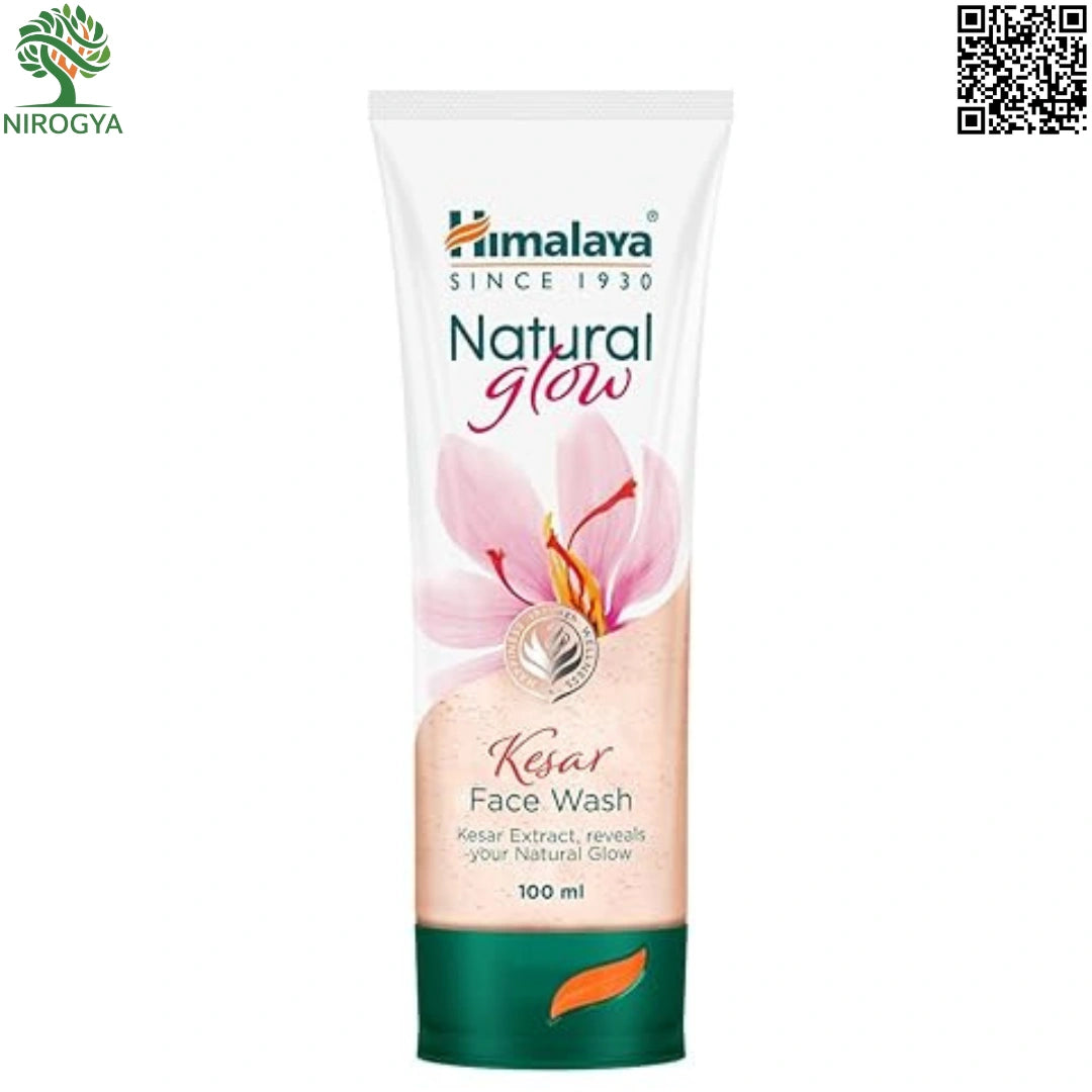 Himalaya Natural Glow Kesar Face Wash | Kesar and Mint | Brightening & Radiant Skin Care