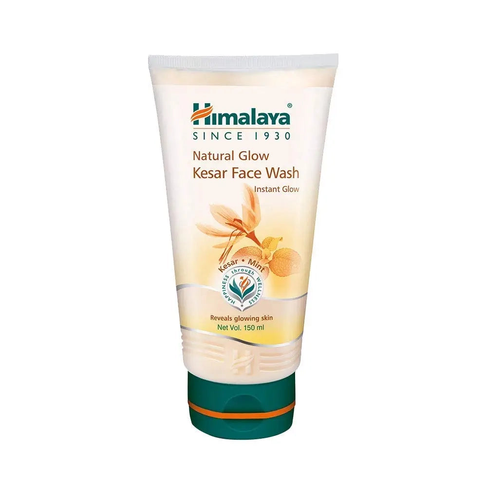 Himalaya Natural Glow Kesar Face Wash | Kesar and Mint | Brightening & Radiant Skin Care