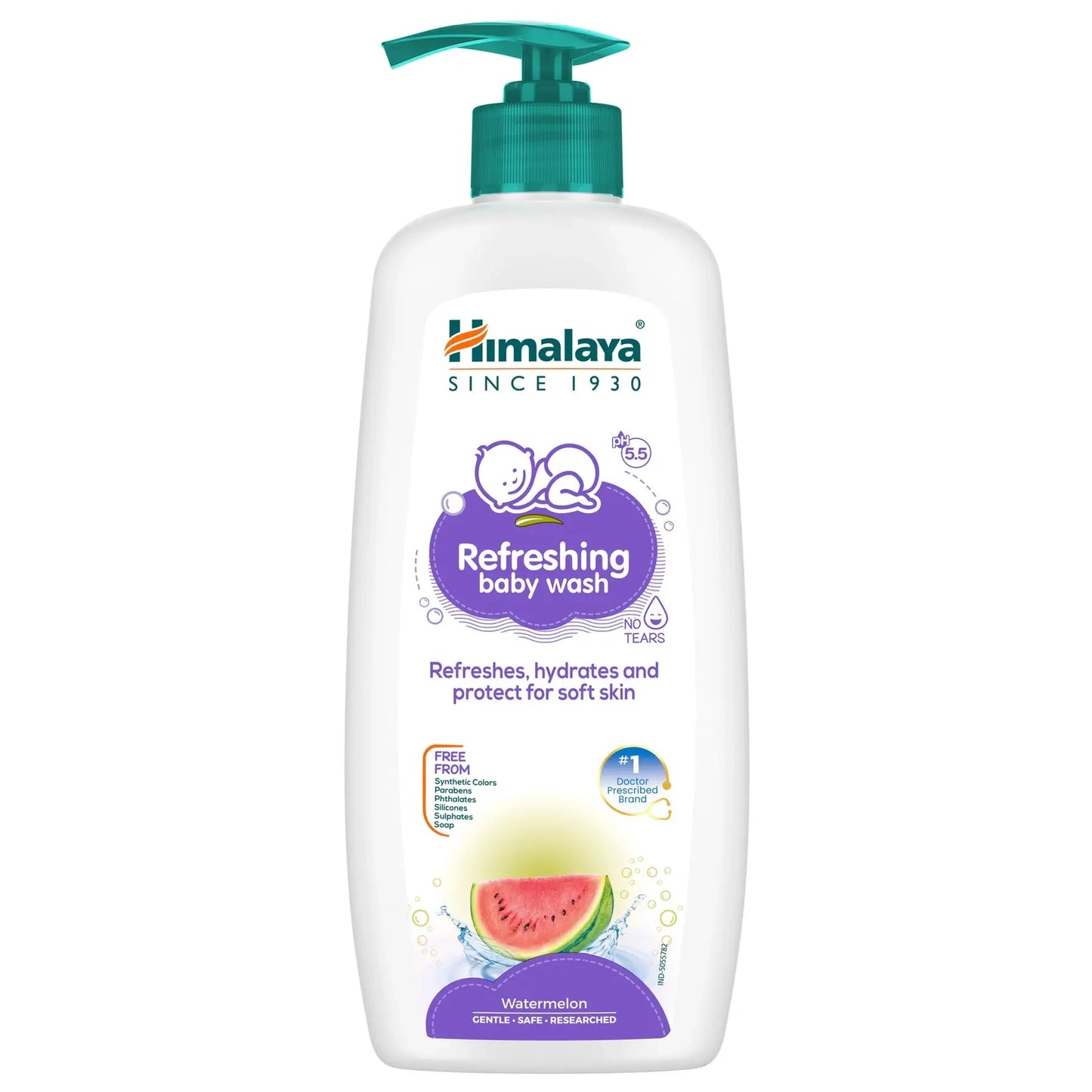 Himalaya Refreshing Baby Wash | Watermelon & Neem | Gentle & Fresh Daily Cleansing 100ml / 200ml / 400ml