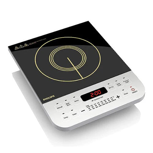 Philip Induction Cooker - HD4928/01 - 8 Cooking Functions And A Digital Timer Make Everyday Meals Quicker And Cleaner Than Ever