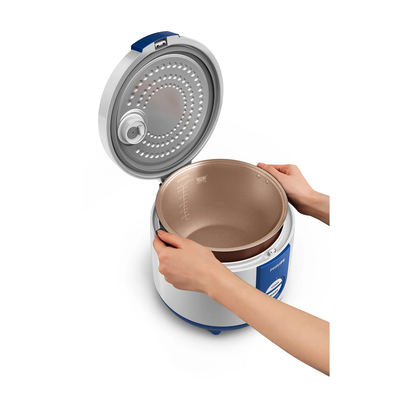 Philip Rice Cooker - HD3119/66 - Its Non‑Stick Inner Pot And Keep‑Warm Function Make Everyday Rice Preparation Effortless