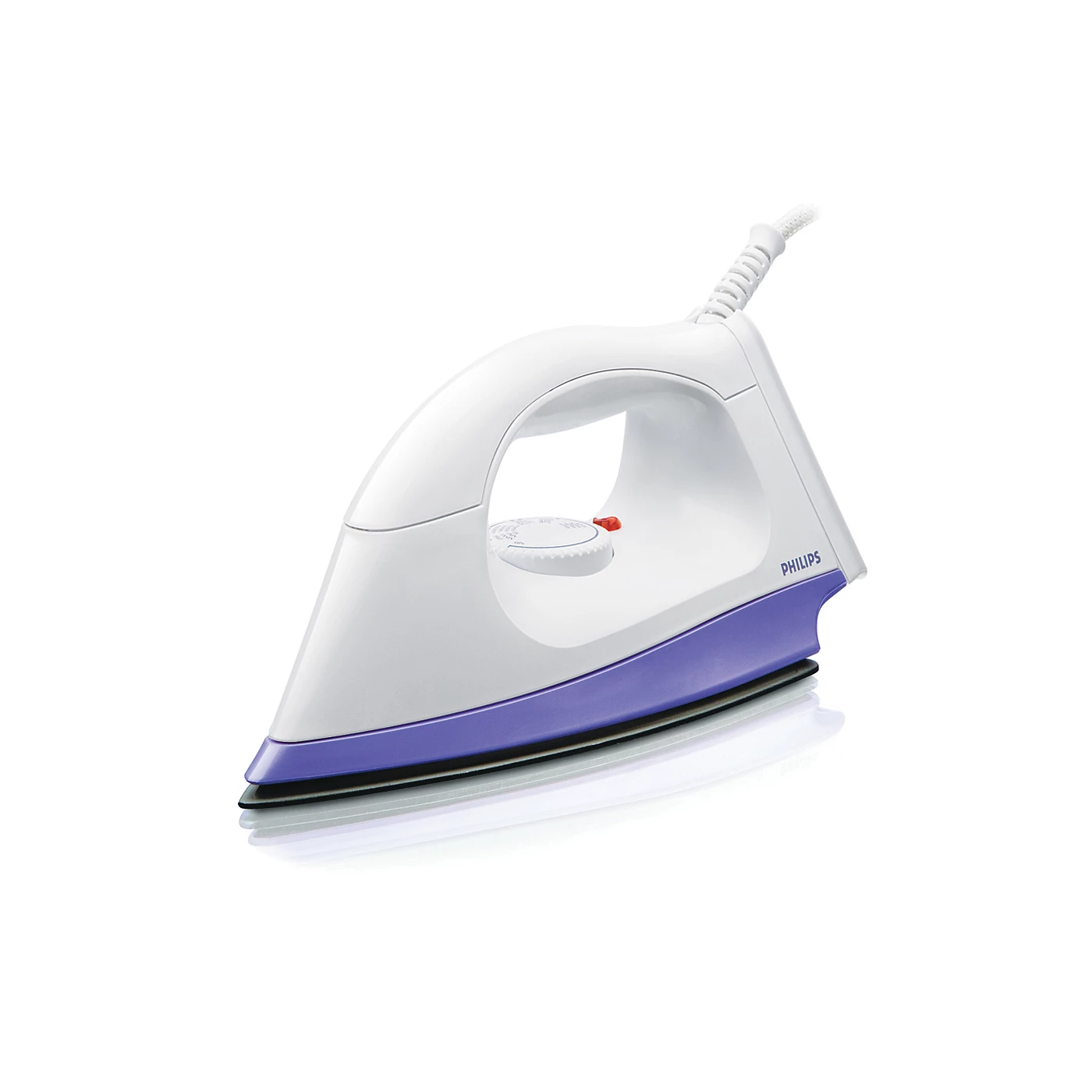 Philips Dry Iron - HI113/28 - A Simple, Reliable Dry Iron With A Non-Stick Soleplate, Lightweight Body, And 700 W Of Power