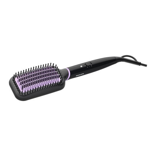 Philips Hair Brush - BHH880/10 - Uses Ionic Technology And Ceramic-Coated Bristles To Smooth And Shine Hair