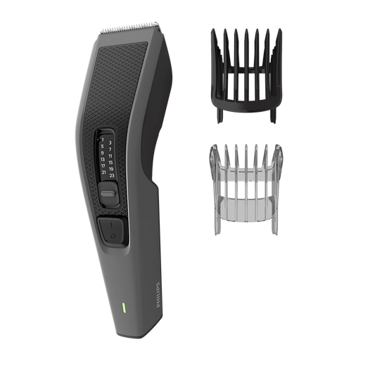 Philips Hair Clipper - HC3525/15 - Dualcut Blades With Rounded Tips For Extra Skin Comfort, 13 Length Settings, And A 90-Minute Battery