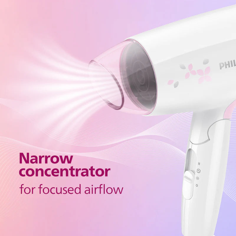 Philips Hair Dryer - HP8120/00 - A Practical Choice For Small Spaces and Occasional Travel