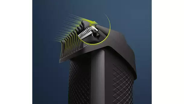 Philips Trimmer - BT3303/30 - Includes a Full-Metal Motor, DualCut Blades, 20 Length Settings, And Three Interchangeable Attachments For Beard, Stubble, And Precision Detailing