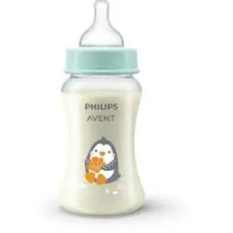 Philips Avent Tulip Bottle - Ergonomic Shape, Airfree Vent, And Soft Silicone Teat Included