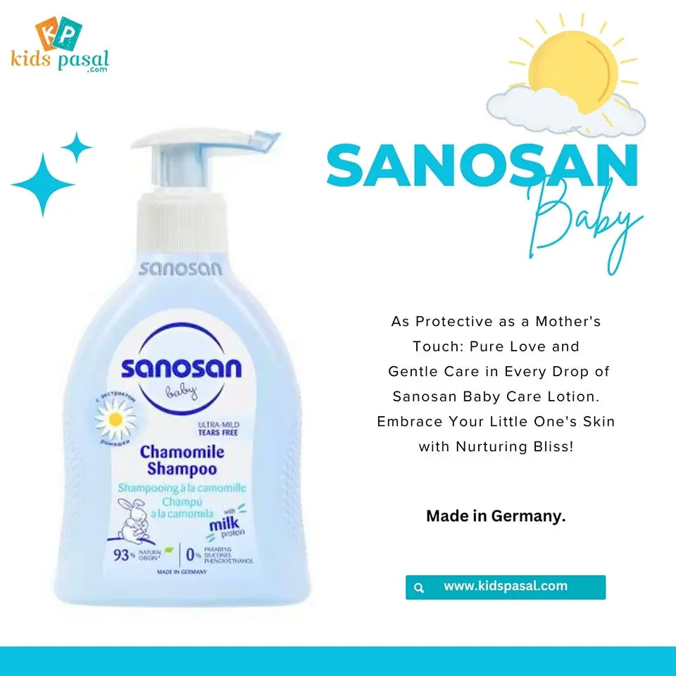 Sanosan Chamomile Shampoo 200ml – Gentle Hair & Scalp Care