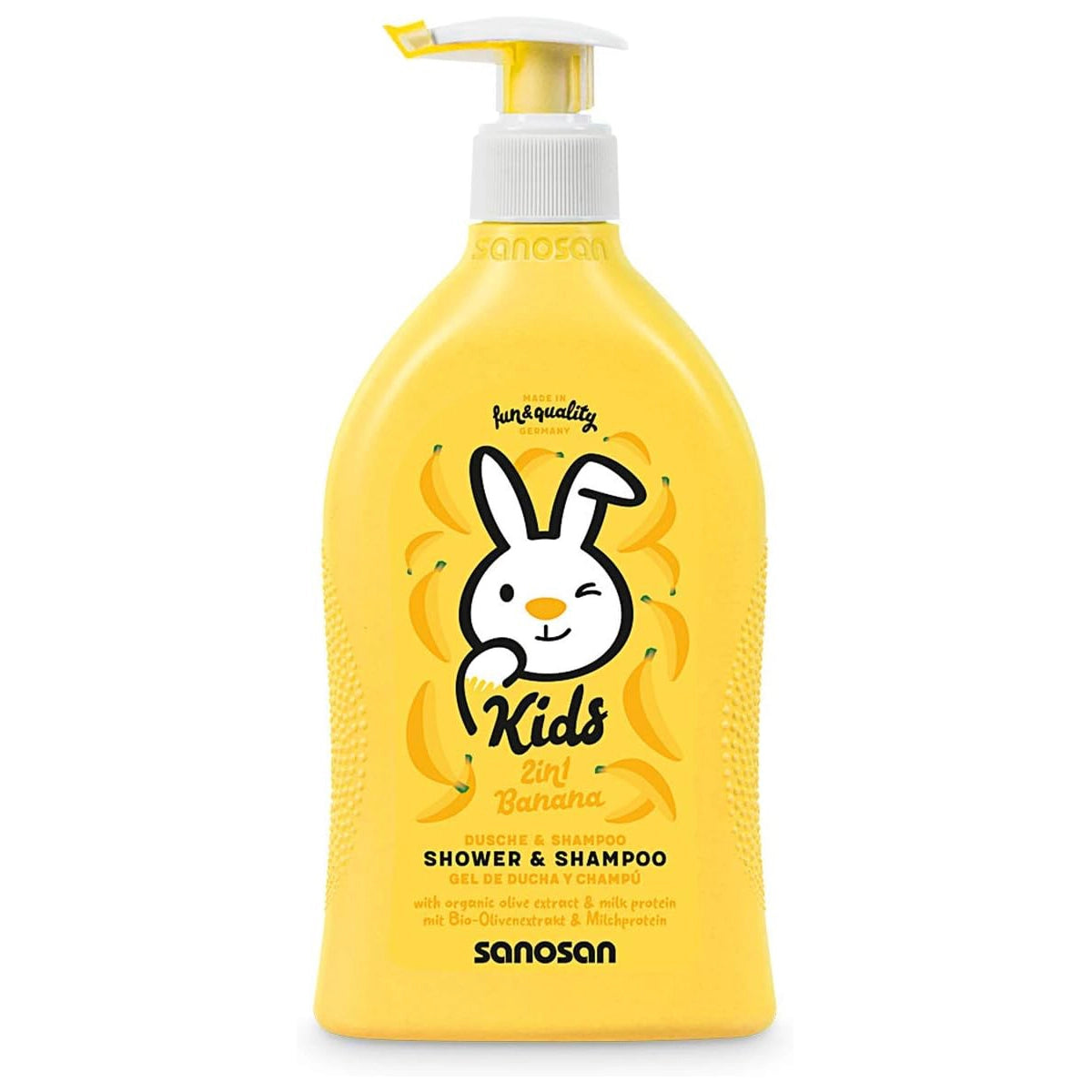 Sanosan Kids 2in1 Banana Shampoo 400ml – Soft & Silky Hair