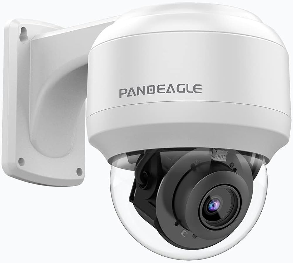 5MP PTZ PoE Security Camera – Pan Tilt Zoom Camera with Dual IR LEDs &Two-Way Audio