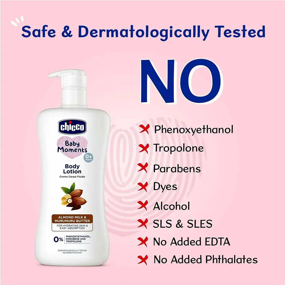 Chicco Baby Body Lotion 500ml – Soft & Hydrating Skin Care