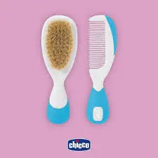 Chicco Nylon Brush & Baby Comb – Gentle Hair Care