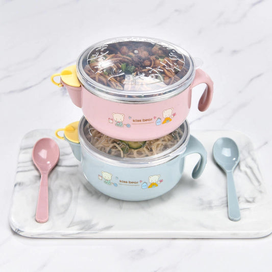 Hot Bowl for Children - Thermal Insulated Baby Feeding - BPA-free, Spill-Resistant, and Perfect for Safe, Mess-Free Feeding
