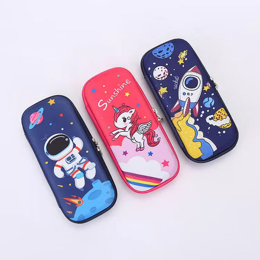 3D Decompression Multifunctional Pencil Box – Kids School Stationery Case