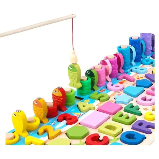 6 in 1 Logarithmic Board – Math Learning & Geometry Educational Tool
