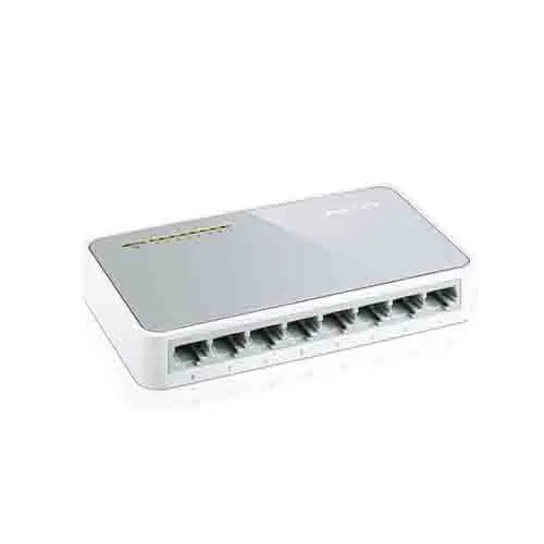 8 Port Ethernet Switch – Plug & Play Network Switch for Home, Office & CCTV Systems