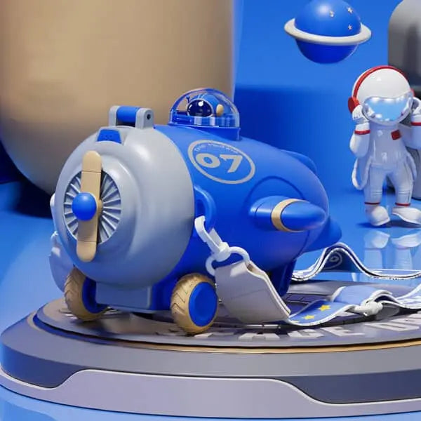 Air Ship Water Bottle - Designed With A Playful Airplane-Inspired Style That Makes Drinking Water More Enjoyable