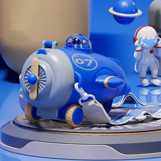 Air Ship Water Bottle - Designed With A Playful Airplane-Inspired Style That Makes Drinking Water More Enjoyable