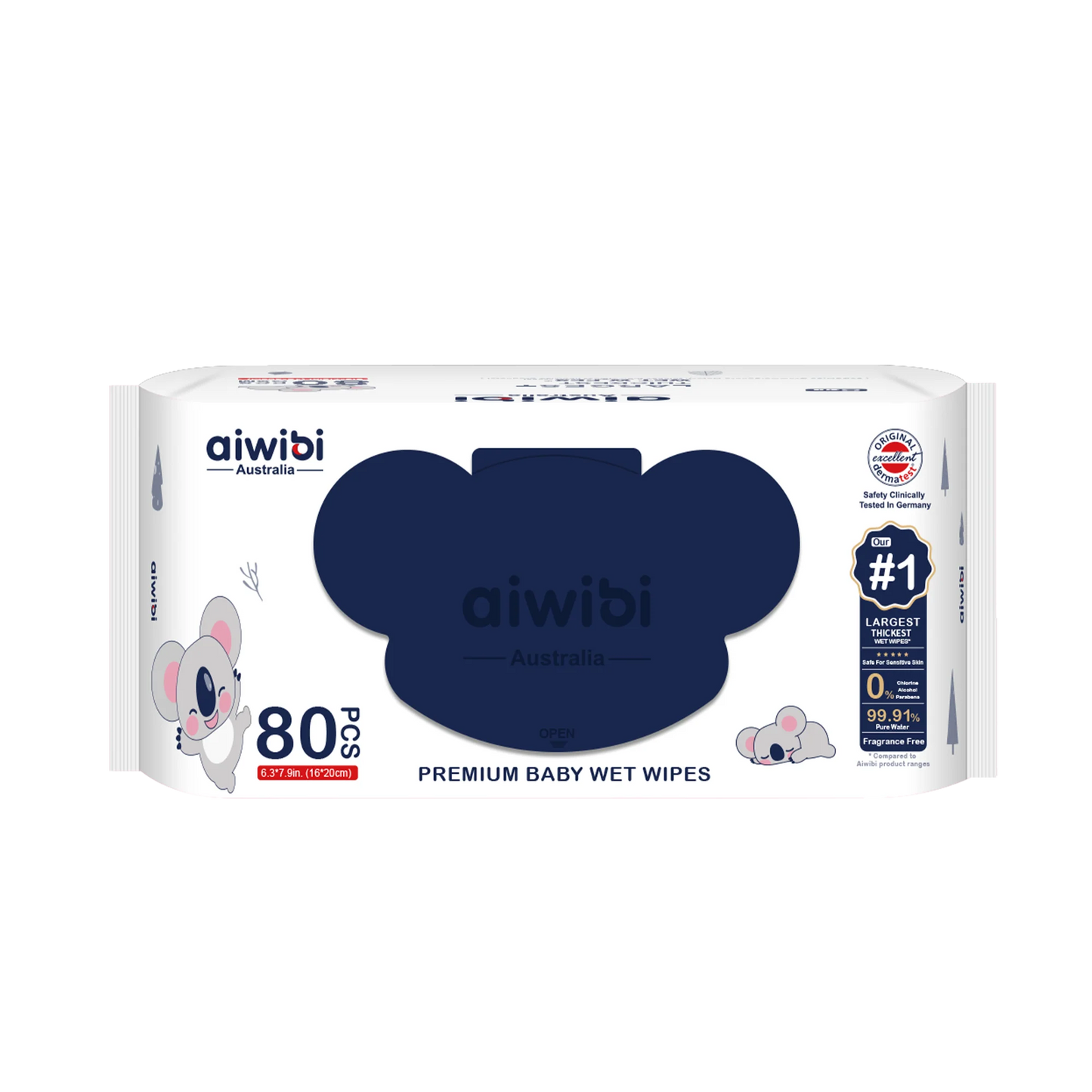 Aiwibi Premium Baby Wet Wipes 80pull
