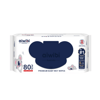 Aiwibi Premium Baby Wet Wipes 80pull