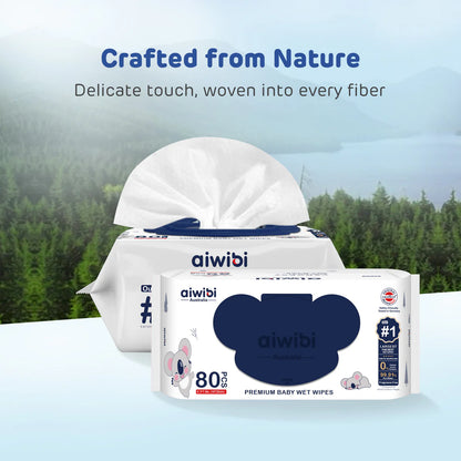 Aiwibi Premium Baby Wet Wipes 80pull