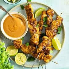 Chicken Satay Skewers – Creamy Peanut Sauce Grilled Chicken Snack