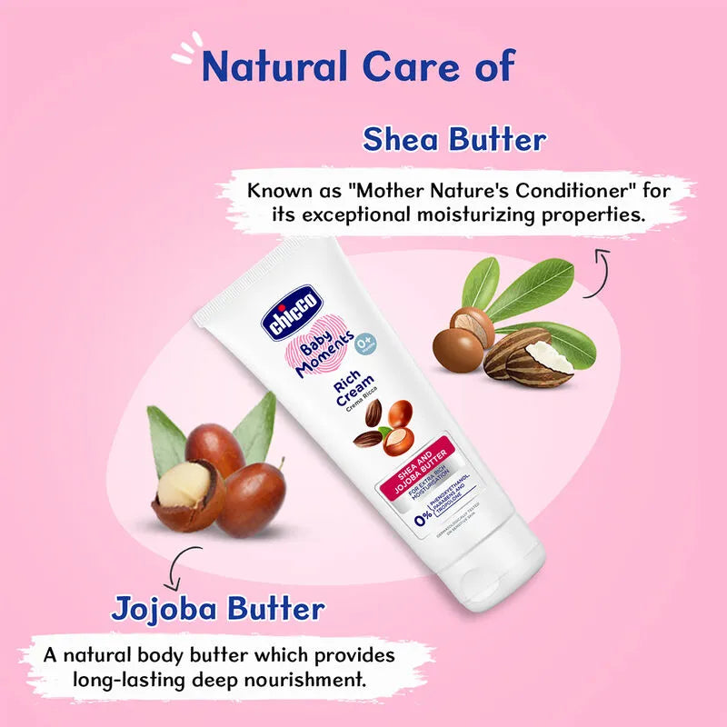 Chicco Rich Cream 100ml – Deep Moisturizing Baby Skin Cream