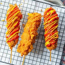Crispy Corn Dog Skewers – Golden Street Food Snack