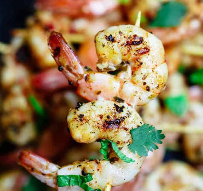 Grilled Tiger Prawn Skewers – Juicy Seafood BBQ Delight