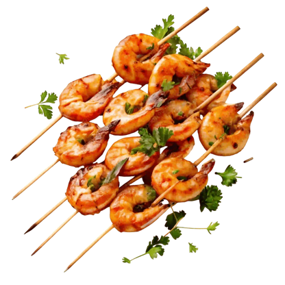 Grilled Tiger Prawn Skewers – Juicy Seafood BBQ Delight