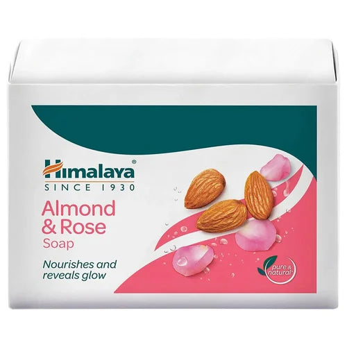 Himalaya Almond & Rose Soap 125g for Soft & Moisturized Skin