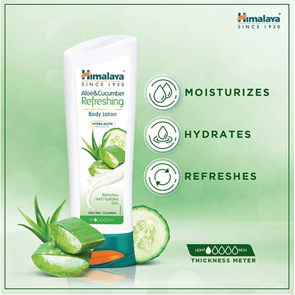 Himalaya Aloe & Cucumber Body Lotion | Refreshing Hydration for Skin 100ml / 200ml / 400ml