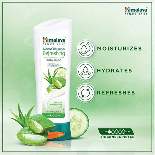 Himalaya Aloe & Cucumber Body Lotion | Refreshing Hydration for Skin 100ml / 200ml / 400ml