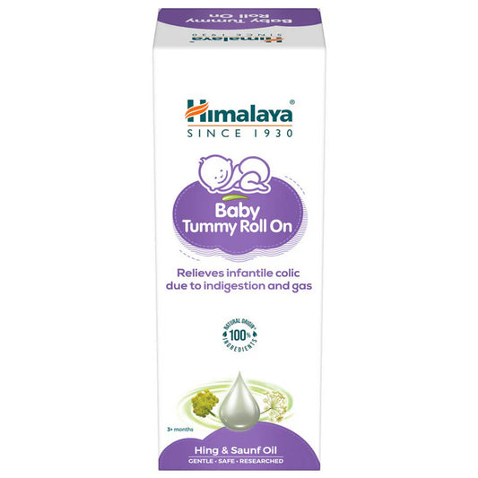 Himalaya Baby Tummy Roll On | Hing & Saunf Oil | Gas Relief & Comfort for Babies 40ml