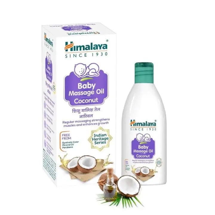 Himalaya Baby Massage Oil Coconut 100ml | Natural Nourishing Skin Care