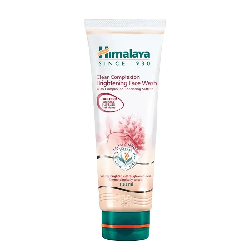 Himalaya Clear Complexion Brightening Face Wash | Licorice & Pomegranate | Radiant Skin Cleanser 50ml / 100ml