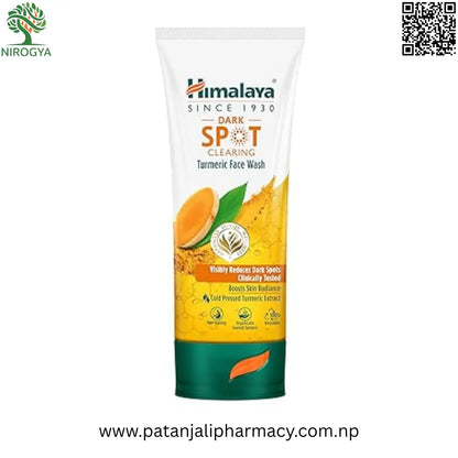 Himalaya Dark Spot Clearing Turmeric Face Wash | Turmeric, Licorice and Niacinamide | Brightening Skin Care