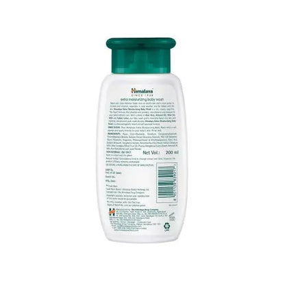 Himalaya Extra Moisturizing Baby Wash | Almond Oil and Milk | Gentle Hydration for Baby