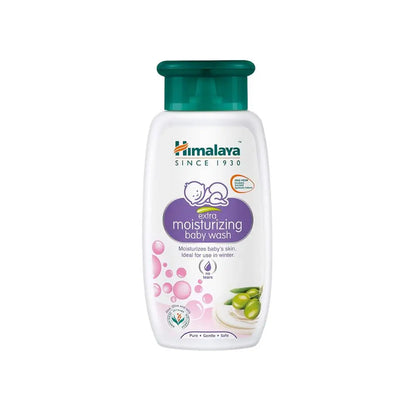 Himalaya Extra Moisturizing Baby Wash | Almond Oil and Milk | Gentle Hydration for Baby