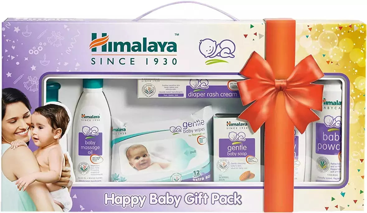 Himalaya Happy Baby Gift Pack 7’s for Newborn Baby Care