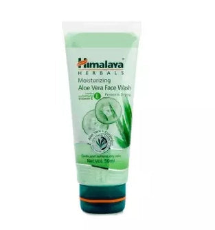 Himalaya Moisturizing Aloe Vera Face Wash | Aloe Vera & Cucumber | Hydrating & Gentle Cleanser