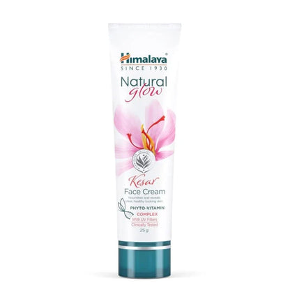 Himalaya Natural Glow Kesar Face Cream | Alfalfa & Saffron Extracts | Evens Skin Tone, Reduces Dark Spots & Blemishes