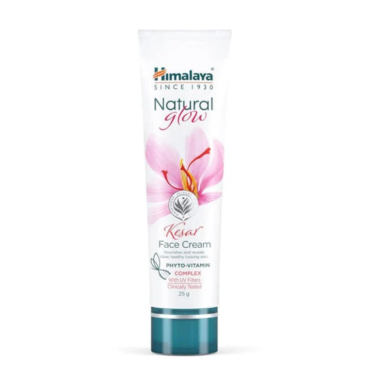 Himalaya Natural Glow Kesar Face Cream | Alfalfa & Saffron Extracts | Evens Skin Tone, Reduces Dark Spots & Blemishes