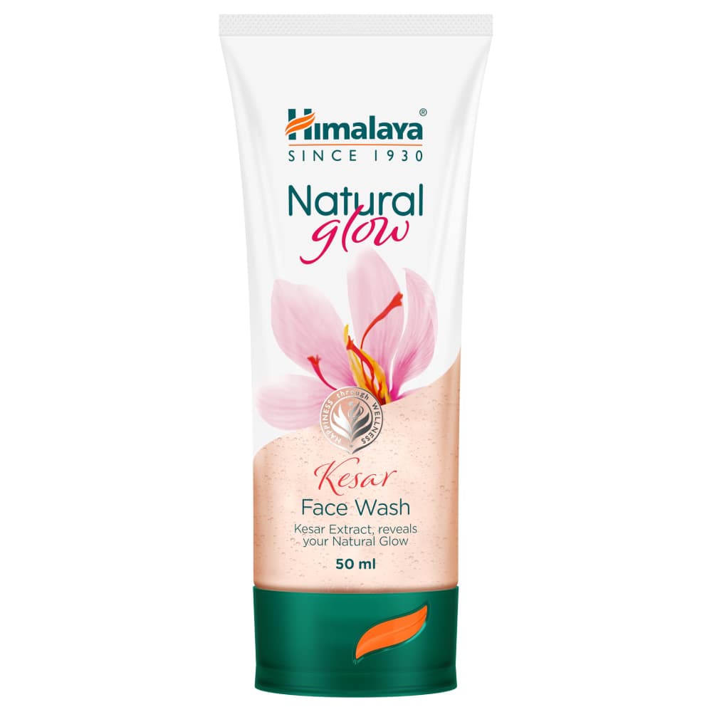 Himalaya Natural Glow Kesar Face Wash | Kesar and Mint | Brightening & Radiant Skin Care